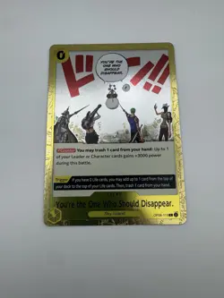 One Piece The Best Vol. 2 You're the One Who Should Disappear OP06-115 Foil NM - Image 1