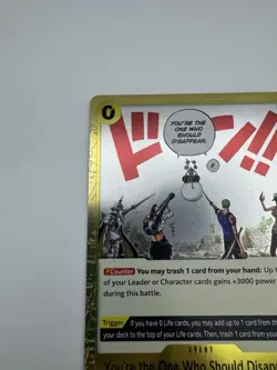 One Piece The Best Vol. 2 You're the One Who Should Disappear OP06-115 Foil NM - Image 2
