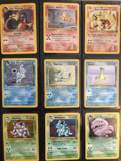 Pokemon Card Collection - Including Dark Charizard, Dark Blastoise & Other Holos - Image 1