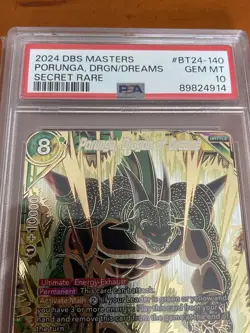 Dragon Ball Super Card BT24-140 Porunga, Dragon Of Dreams SCR PSA 10 Secret Rare - Image 2