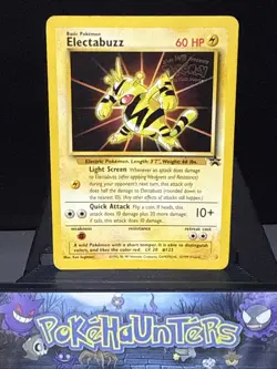 Pokemon Card Electabuzz Promo 2 Black Star Promo WOTC Played 2 - Image 1