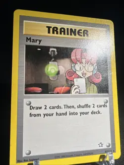 Mary 87/111 - Neo Genesis - Pokemon Card 2000 - Image 2