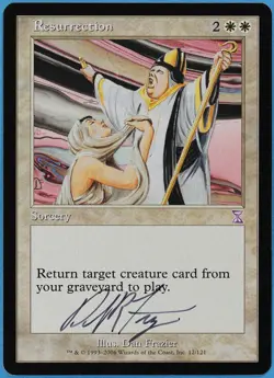 Resurrection Time Spiral - Timeshifted NM Artist Signed CARD (s2465) ABUGames - Image 1