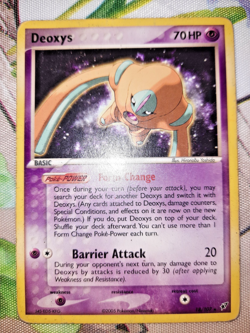 Pokemon - Deoxys Set Ex Deoxys no Holo ENG 18/107 Rare Vintage Cards - Image 1