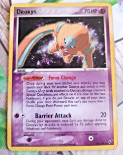 Pokemon - Deoxys Set Ex Deoxys no Holo ENG 18/107 Rare Vintage Cards - Image 2