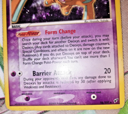 Pokemon - Deoxys Set Ex Deoxys no Holo ENG 18/107 Rare Vintage Cards - Image 3