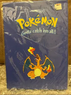 Brand New 1999 Vintage Charizard Pokemon card binder - Image 1