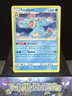 Pokemon Card Feraligatr 24/70 Dragon Majesty Holo Rare Near Mint - Image 1