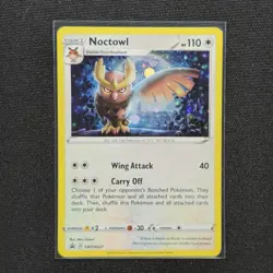 Noctowl - SWSH027 - Black Star Promo - Cosmos Holo - Pokemon Card - NM/M - Image 1