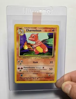 Charmeleon 24/102 (MP) Uncommon Base Set Unlimited 1996 WOTC Pokemon Card - Image 4