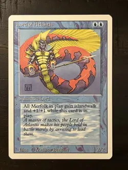 Lord of Atlantis Revised Edition NM Near Mint MTG Magic the Gathering - Image 1