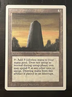 Magic the Gathering ~ MTG ~ 1x Basalt Monolith ~ 3rd Edition ~ M/NM ~ REVISED - Image 1