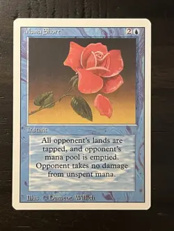 Magic the Gathering ~ MTG ~ 1x Mana Short ~ 3rd Edition ~ Near Mint ~ REVISED - Image 1