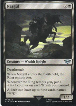 MTG: The Lord of the Rings: Nazgul (0332): Lightly Played Condition - Image 1