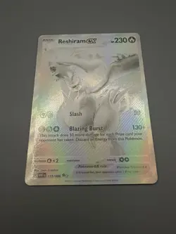 Pokemon TCG Reshiram EX English White Flare Card 173/086 BWR Pack Fresh - Image 3