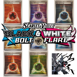 Pokemon Black Bolt & White Flare Horizontal Holo Basic Energy | Choose your Card - Image 1