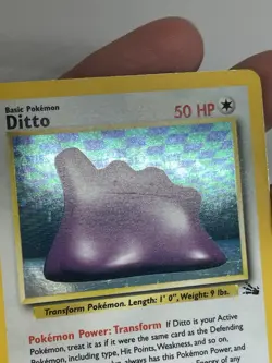 Ditto 3/62 Pokemon Base Set Fossil Holo Rare WOTC. LP - Image 2