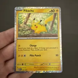 Pokemon Pikachu TCG 2024 McDonalds Promo Card 002/015 HP60 - Image 1
