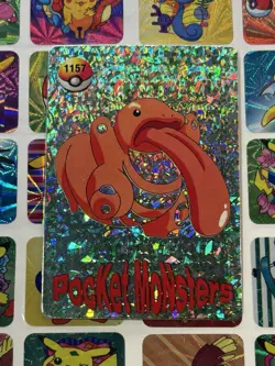 Pokemon Vintage Pocket Monsters Vending HOLO Prism Sticker 1999 Bandai Nintendo - Image 3