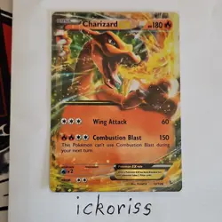 Pokemon Charizard EX Flashfire Ultra Rare Holo Card 12/106 180 HP - Image 1