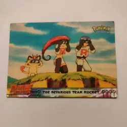Topps Pokemon The First Movie - Black Logo Card Single - Vintage 1999 - Image 1