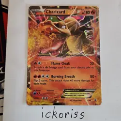 Pokemon Charizard EX Ultra Rare Holo Generations Card 11/83 180 HP Flame Cloak - Image 1