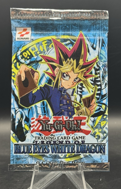 2002 Yu-Gi-Oh Legend of Blue Eyes White Dragon Unlimited Booster Pack - Image 1