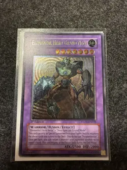 Elemental Hero Grand Neos STON-EN035 Ultimate Rare 1st Edition - Image 3