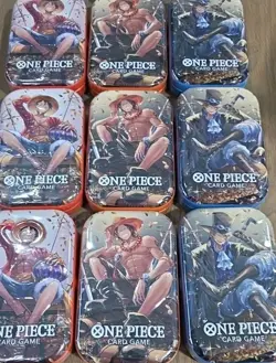 (NINE) ONE PIECE TINS Set Vol. 2. LOT OF 9 TINS SEALED. ( NINE TINS ). - Image 2