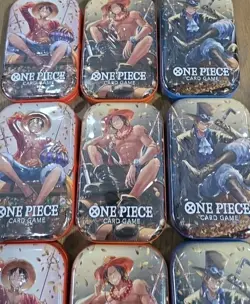 (NINE) ONE PIECE TINS Set Vol. 2. LOT OF 9 TINS SEALED. ( NINE TINS ). - Image 3