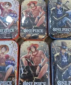 (NINE) ONE PIECE TINS Set Vol. 2. LOT OF 9 TINS SEALED. ( NINE TINS ). - Image 4