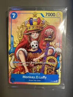 MONKEY D. LUFFY P-043 P Convention Promo Sealed - One Piece Card game - Image 1
