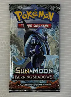 Pokemon TCG: Sun & Moon-Burning Shadows Booster Pack (10 Cards) 820650802300 - Image 1