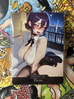 Reze Chainsaw Man ACG Goddess Story Waifu Anime Custom Card - Image 1