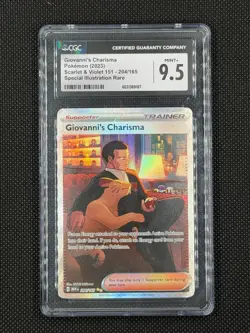 Giovanni's Charisma 204/165 Pokemon Card CGC Graded 9.5 - Image 1