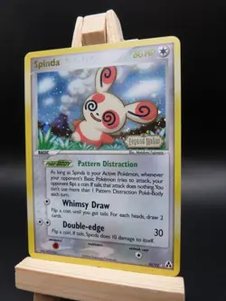 Pokemon Reverse Foil Card : Spinda 26/92 ( Ex Legend Maker) - Image 3