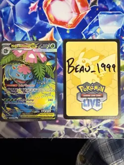 Pokemon Mega Venasaur EX Mega Evolutions Card 155/132 Ultra Rare NM Near Mint - Image 1