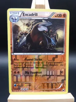 Pokemon Reverse Foil Card : Excadrill 56/108 (Dark Explorers) - Image 1