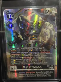 Digimon Card Game Metatromon EX11-045 SR Alternate Art NM - Image 1
