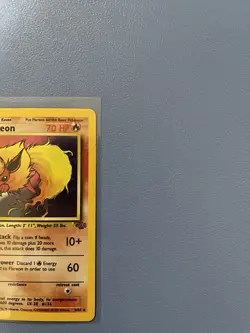 Flareon 3/64 Unlimited Holo Rare Jungle Pokemon Card Moderately Played - Image 5