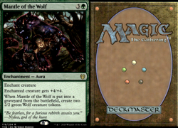 Magic the Gathering-MTG-Mantle of the Wolf - Image 1