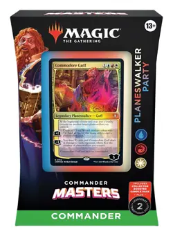 MTG Commander Masters ENGLISH Commander Deck Planeswalker Party Deck x1 - Image 1