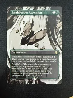 Earthbender Ascension (BORDERLESS) - Avatar (MTG) NM - Image 1