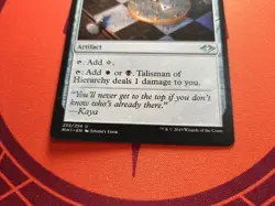 Talisman of Hierarchy (NM) MTG Discount: 5+ Magic Singles - Image 2