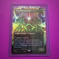 Pyrewood Gearhulk (Foil) Borderless N/M Aetherdrift MTG Magic The Gathering Card - Image 1