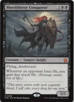 Bloodthirsty Conqueror M Foundations 58 - LP MTG - Image 1