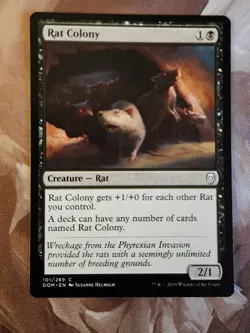 MTG Rat Colony - Dominaria NM - Image 1