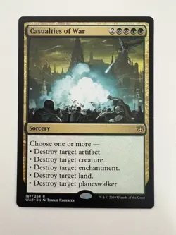 Casualties of War MTG Magic the Gathering Card NM Near Mint WAR - Image 1