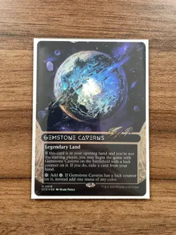 Gemstone Caverns (Borderless) Foil - Edge of Eternities: Stellar Sights - MTG - Image 1