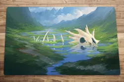 Bones Of The Land Whale Trading Card Game MTG Playmat TCG CCG Mat Free Bag - Image 1